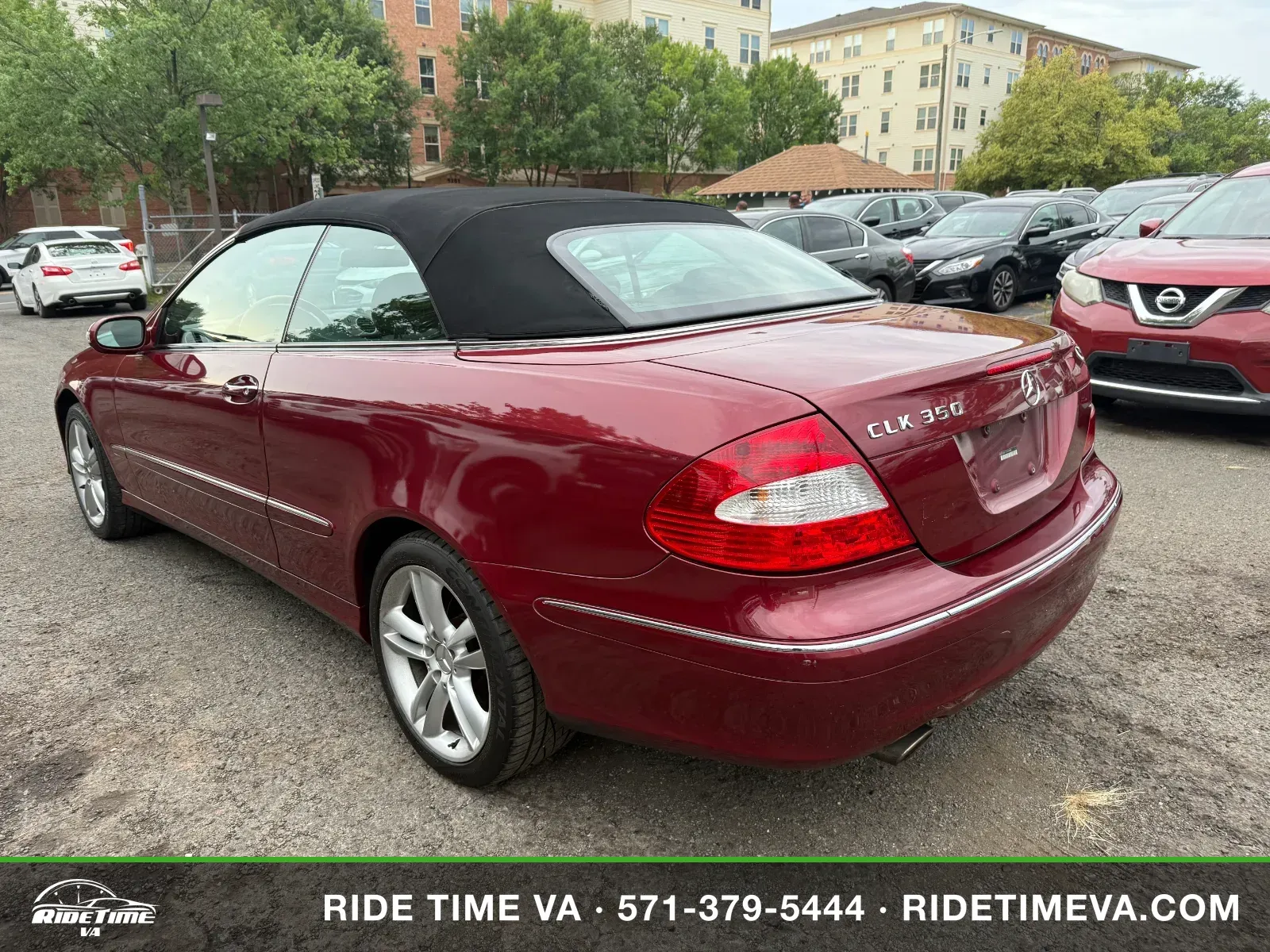 2006 Mercedes-Benz CLK-Class CLK350 in Red, photo 3 of 18