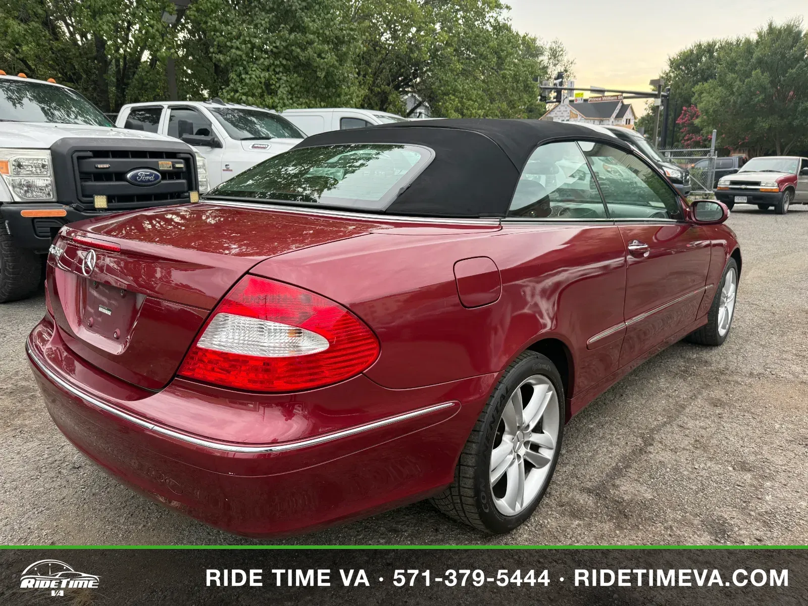 2006 Mercedes-Benz CLK-Class CLK350 in Red, photo 5 of 18