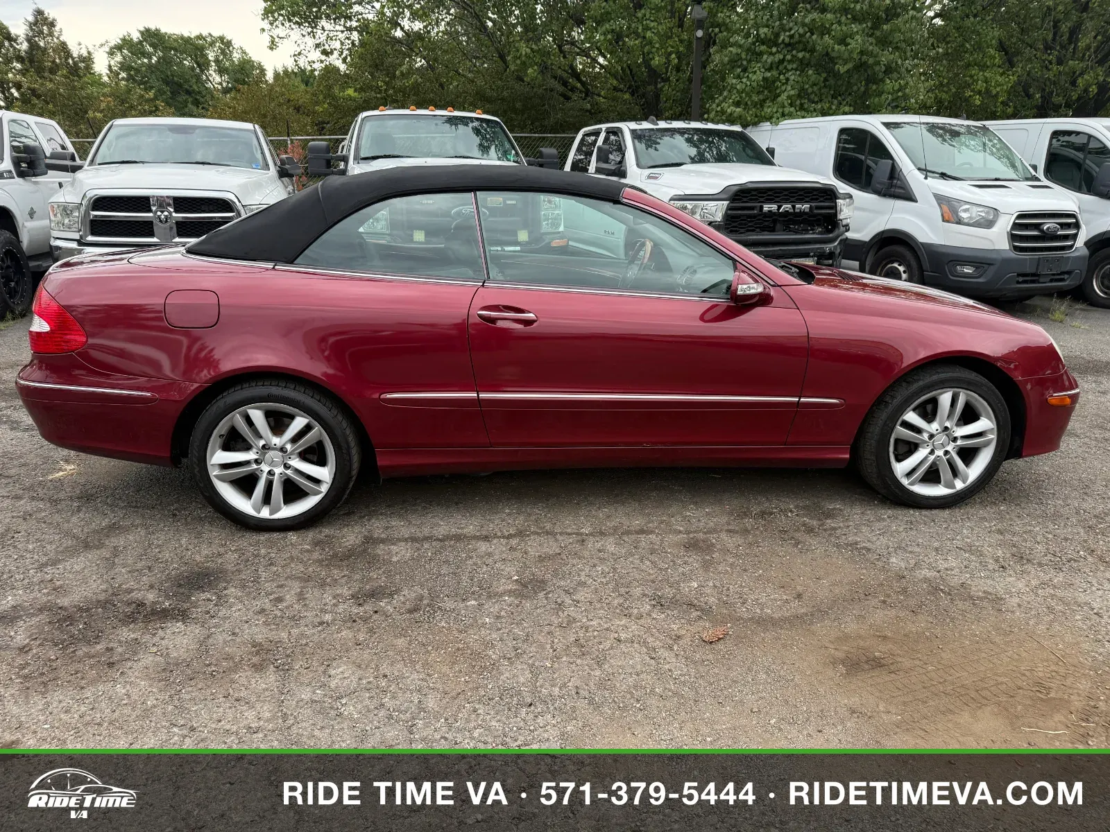 2006 Mercedes-Benz CLK-Class CLK350 in Red, photo 6 of 18