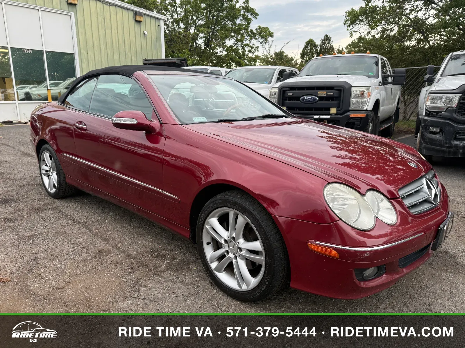 2006 Mercedes-Benz CLK-Class CLK350 in Red, photo 7 of 18