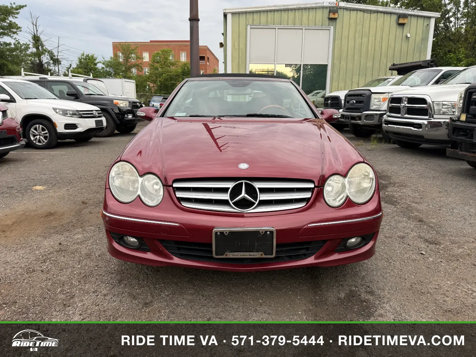 2006 Mercedes-Benz CLK-Class CLK350 in Red, photo 8 of 18