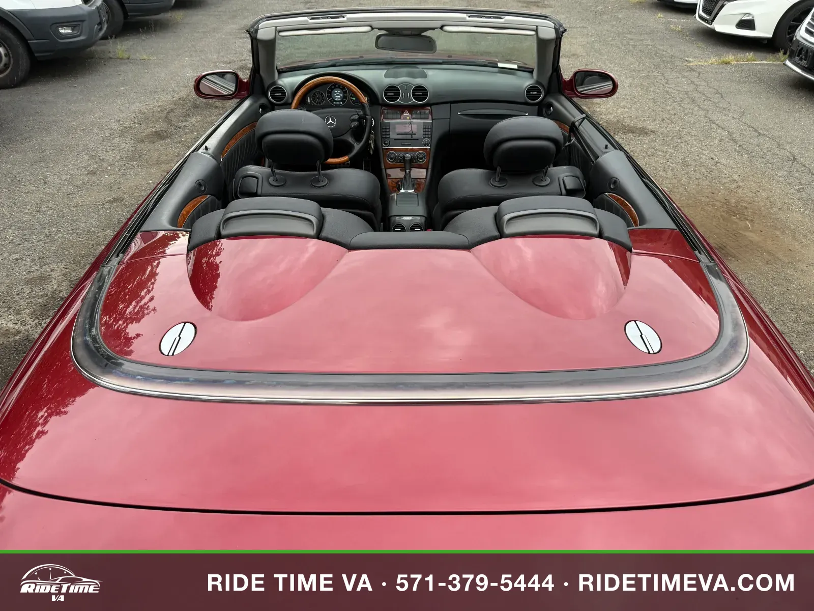 2006 Mercedes-Benz CLK-Class CLK350 in Red, photo 14 of 18
