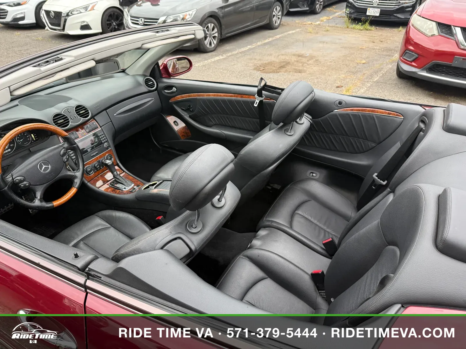 2006 Mercedes-Benz CLK-Class CLK350 in Red, photo 16 of 18