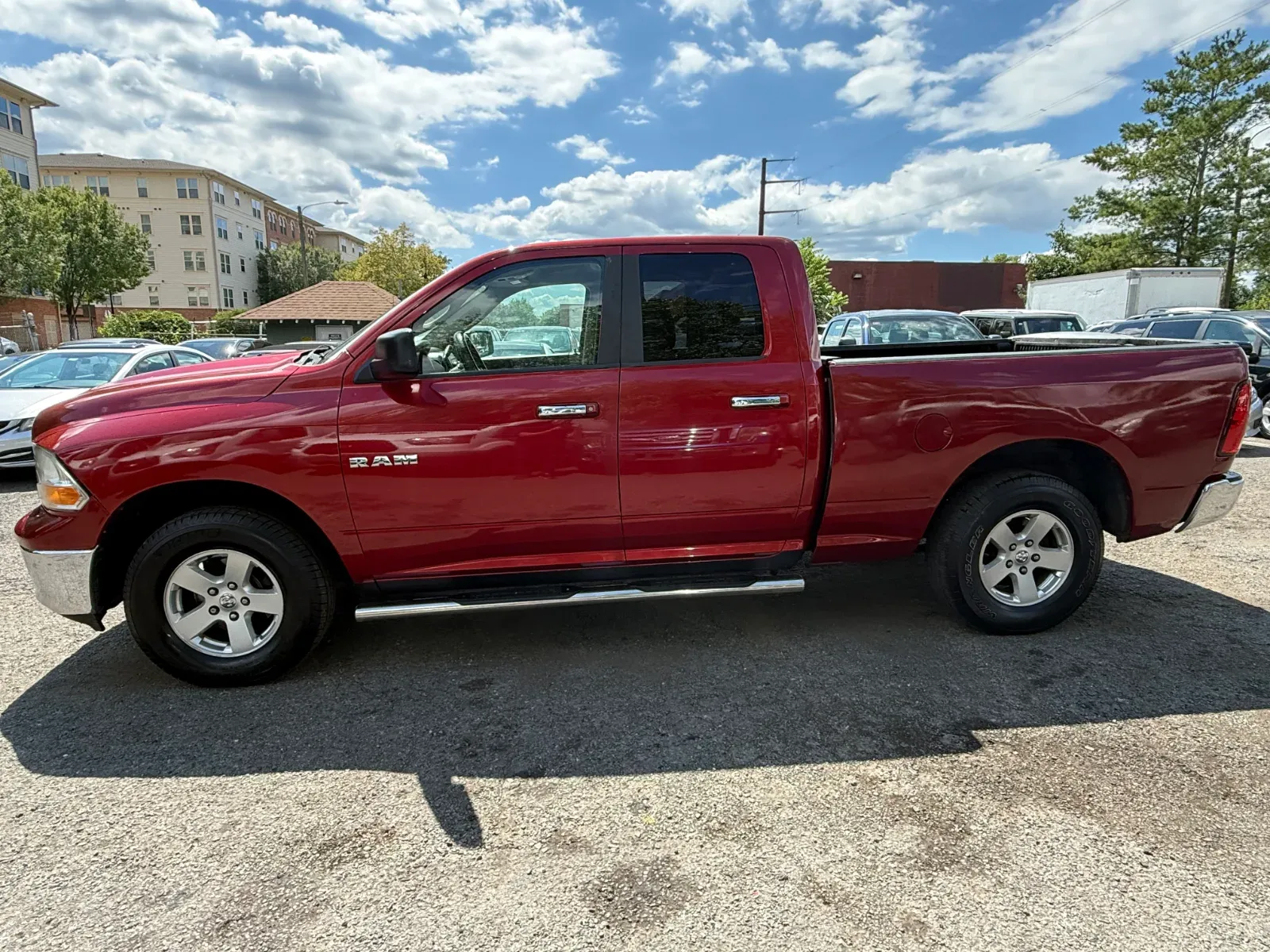 2009 Dodge Ram DR (1500) in Red, photo 2 of 16