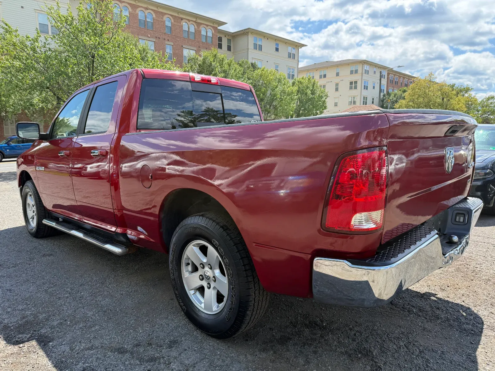 2009 Dodge Ram DR (1500) in Red, photo 3 of 16