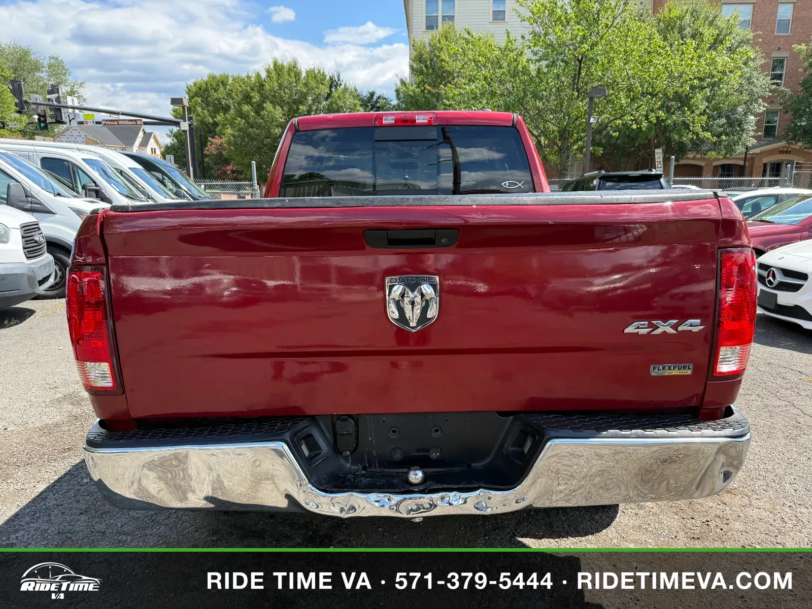 2009 Dodge Ram 1500 in Red, photo 4 of 16