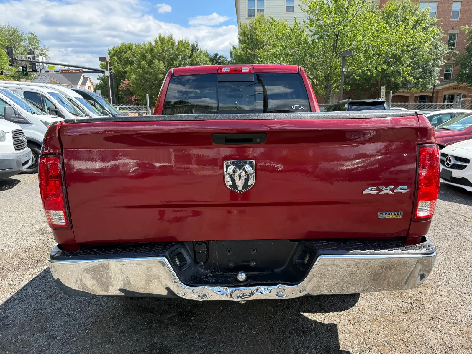 2009 Dodge Ram DR (1500) in Red, photo 4 of 16
