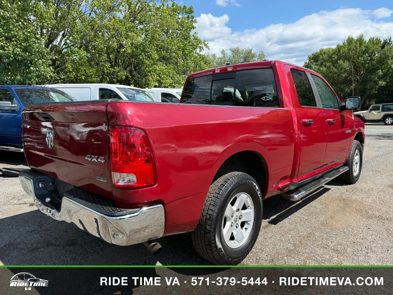 2009 Dodge Ram 1500 in Red, photo 6 of 16