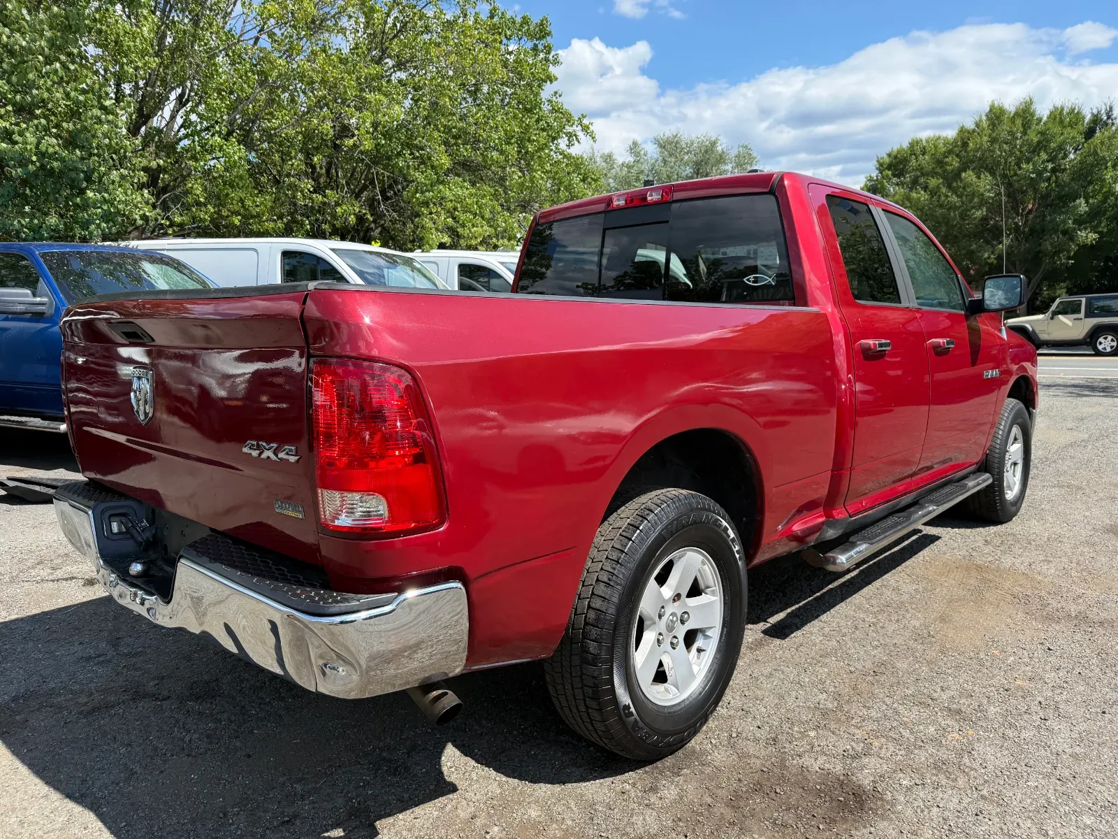 2009 Dodge Ram DR (1500) in Red, photo 6 of 16
