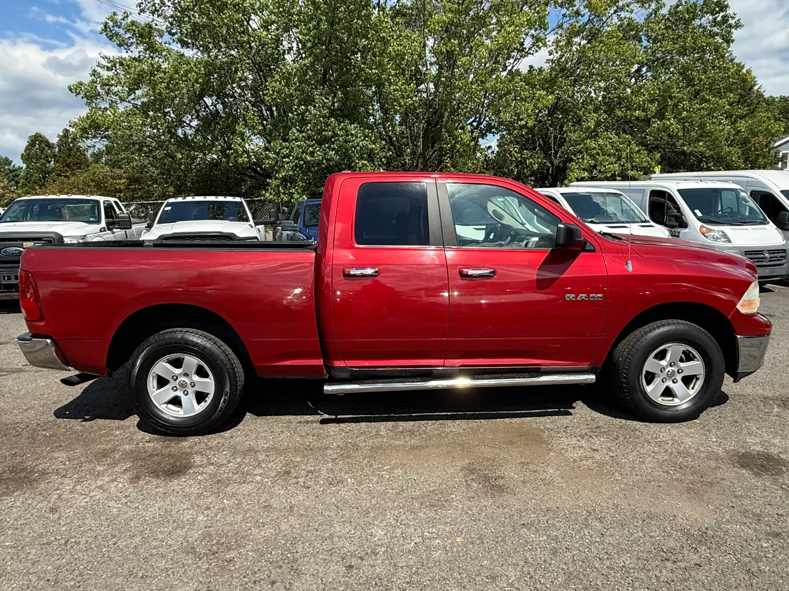 2009 Dodge Ram DR (1500) in Red, photo 7 of 16