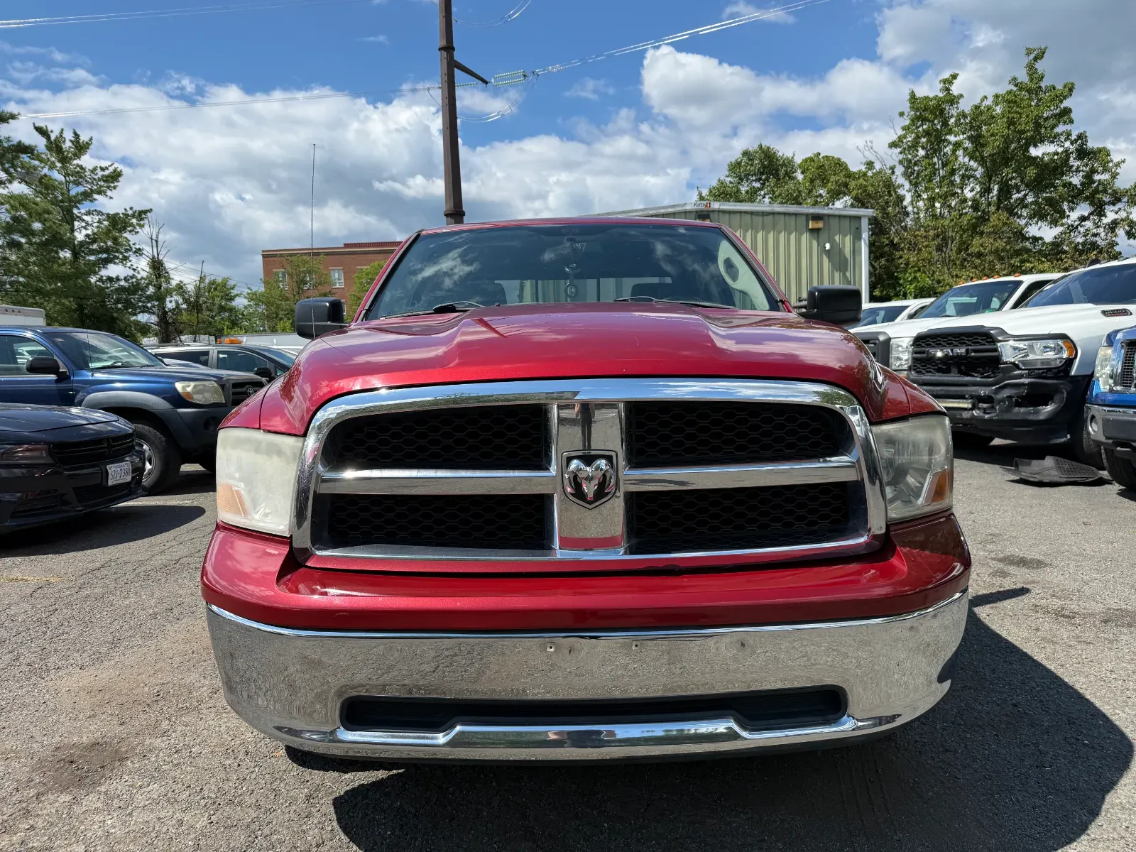 2009 Dodge Ram DR (1500) in Red, photo 9 of 16