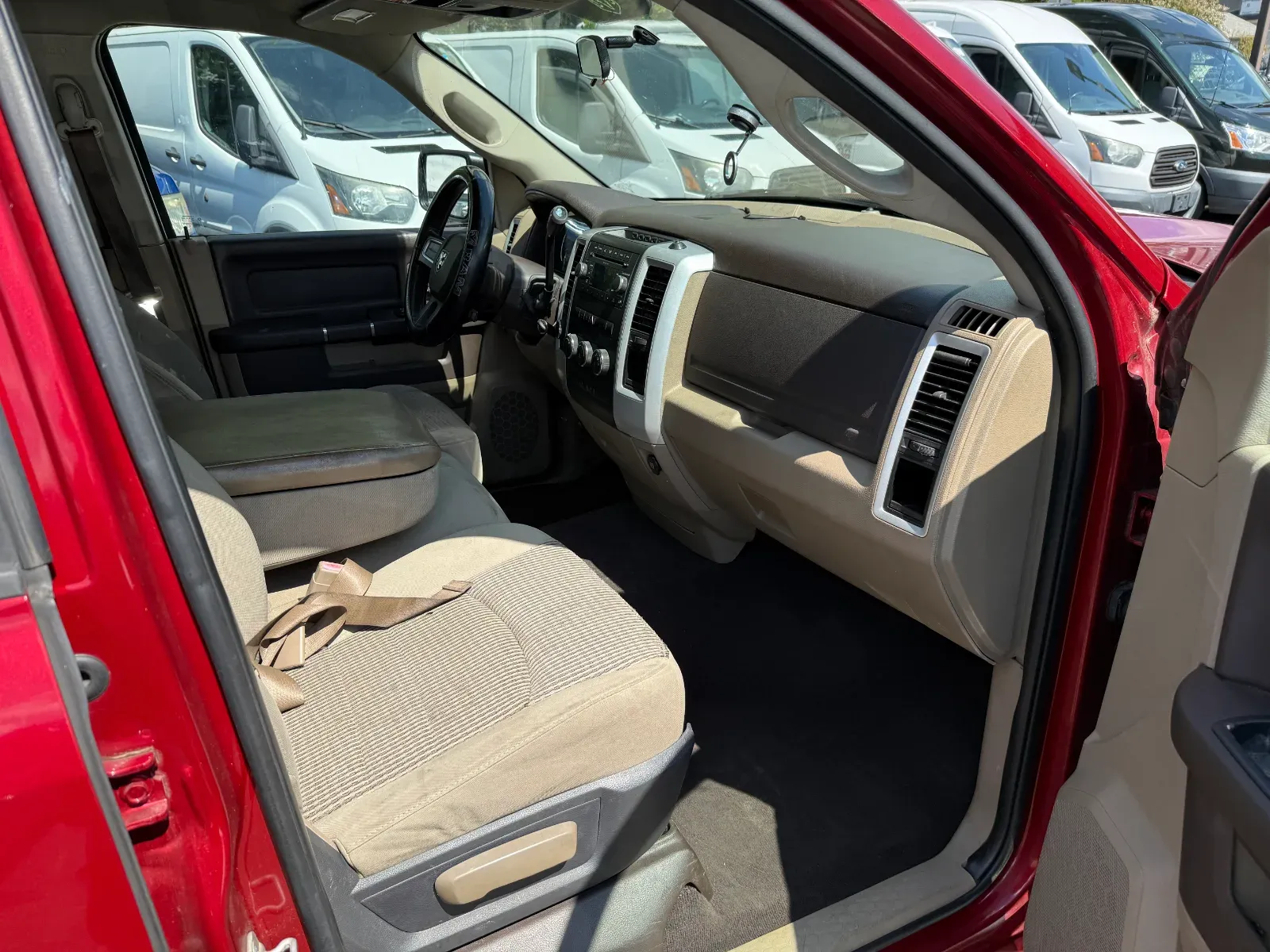 2009 Dodge Ram DR (1500) in Red, photo 13 of 16