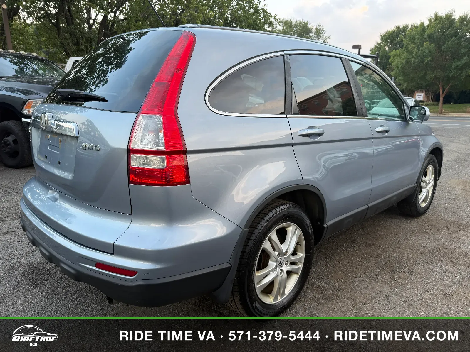 2010 Honda CR-V EX-L in Blue, photo 5 of 17