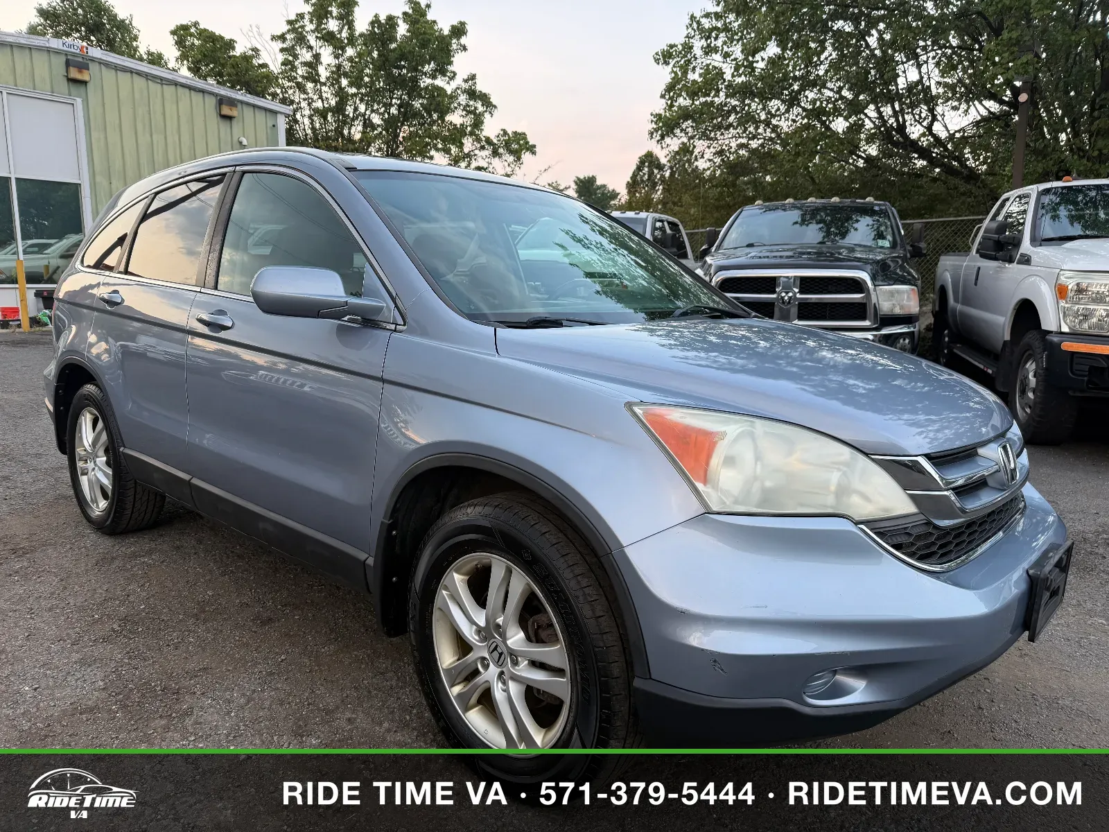 2010 Honda CR-V EX-L in Blue, photo 7 of 17
