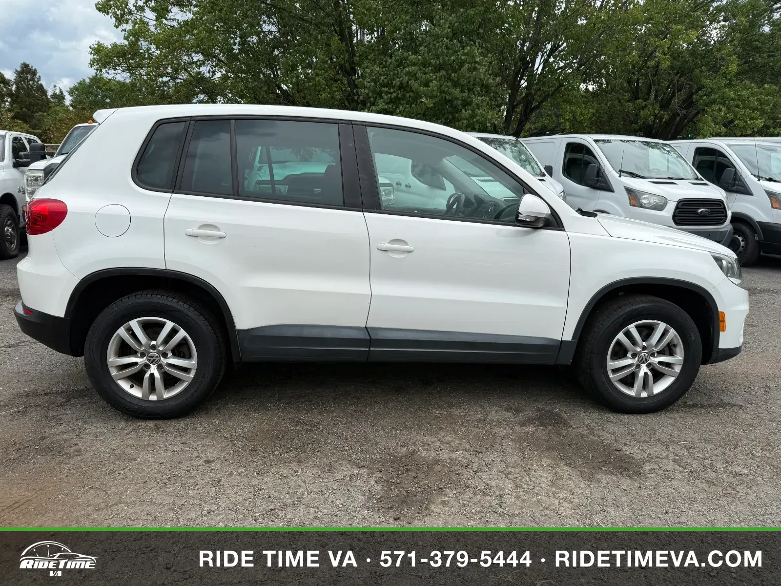 2012 Volkswagen Tiguan S in White, photo 6 of 16