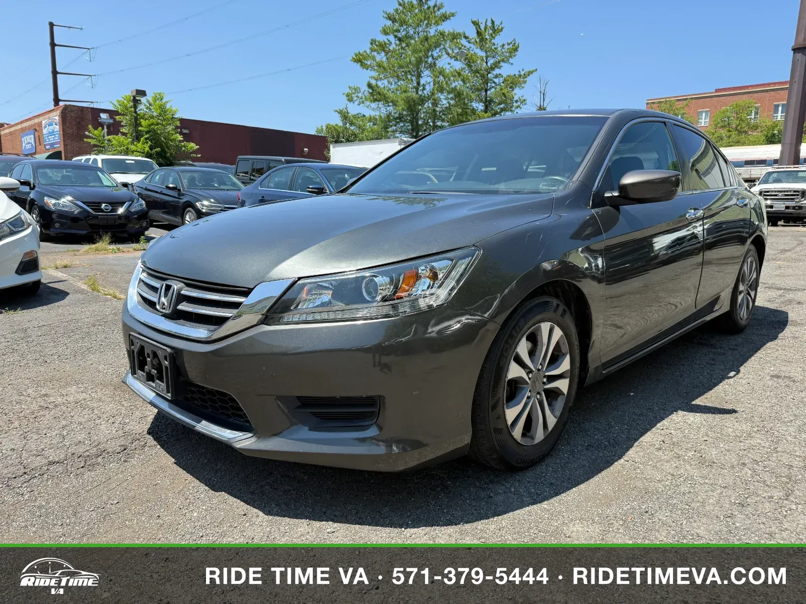 2013 Honda Accord LX in Gray, photo 1 of 16