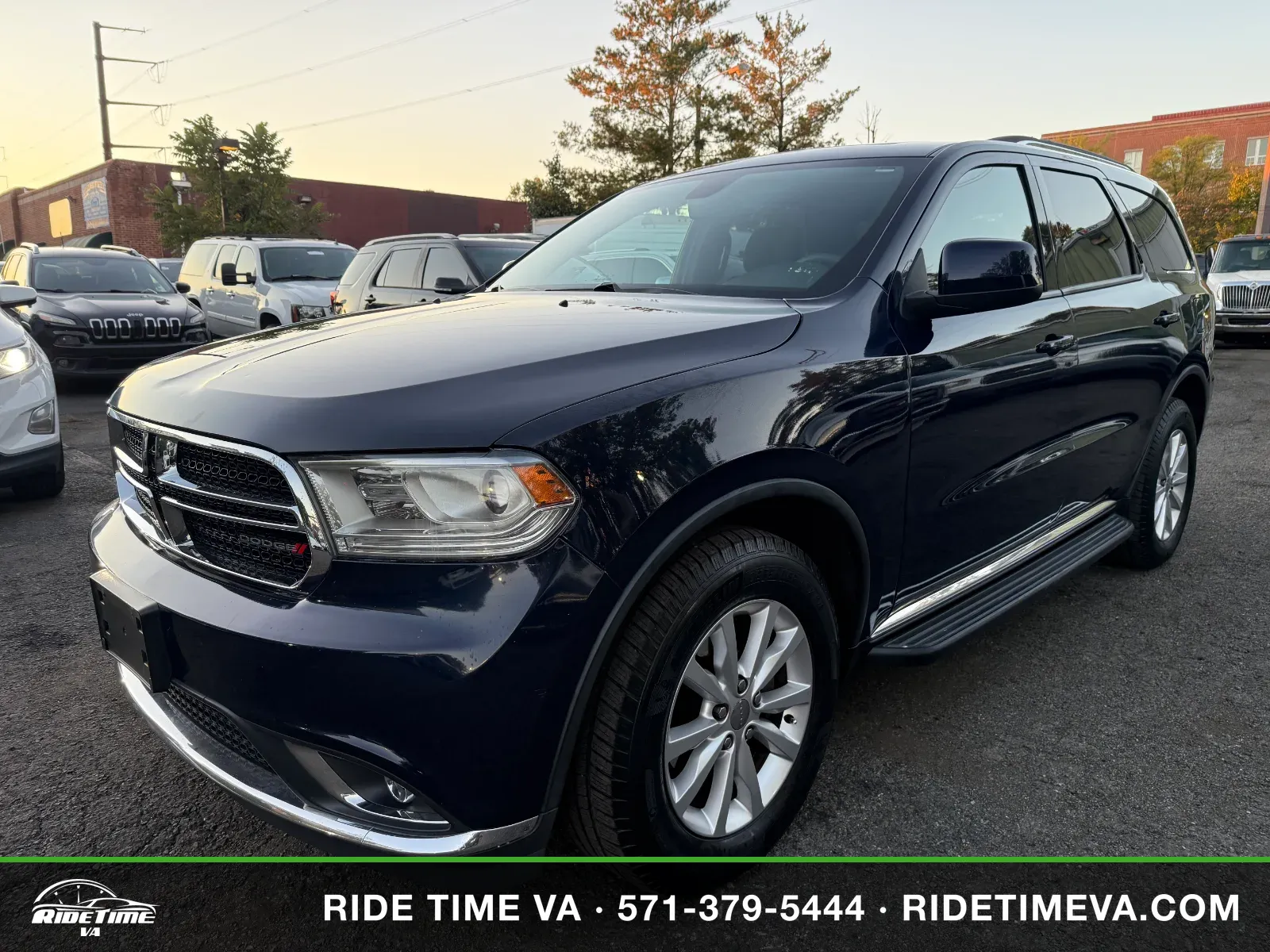 2014 Dodge Durango SXT in Blue, photo 1 of 17