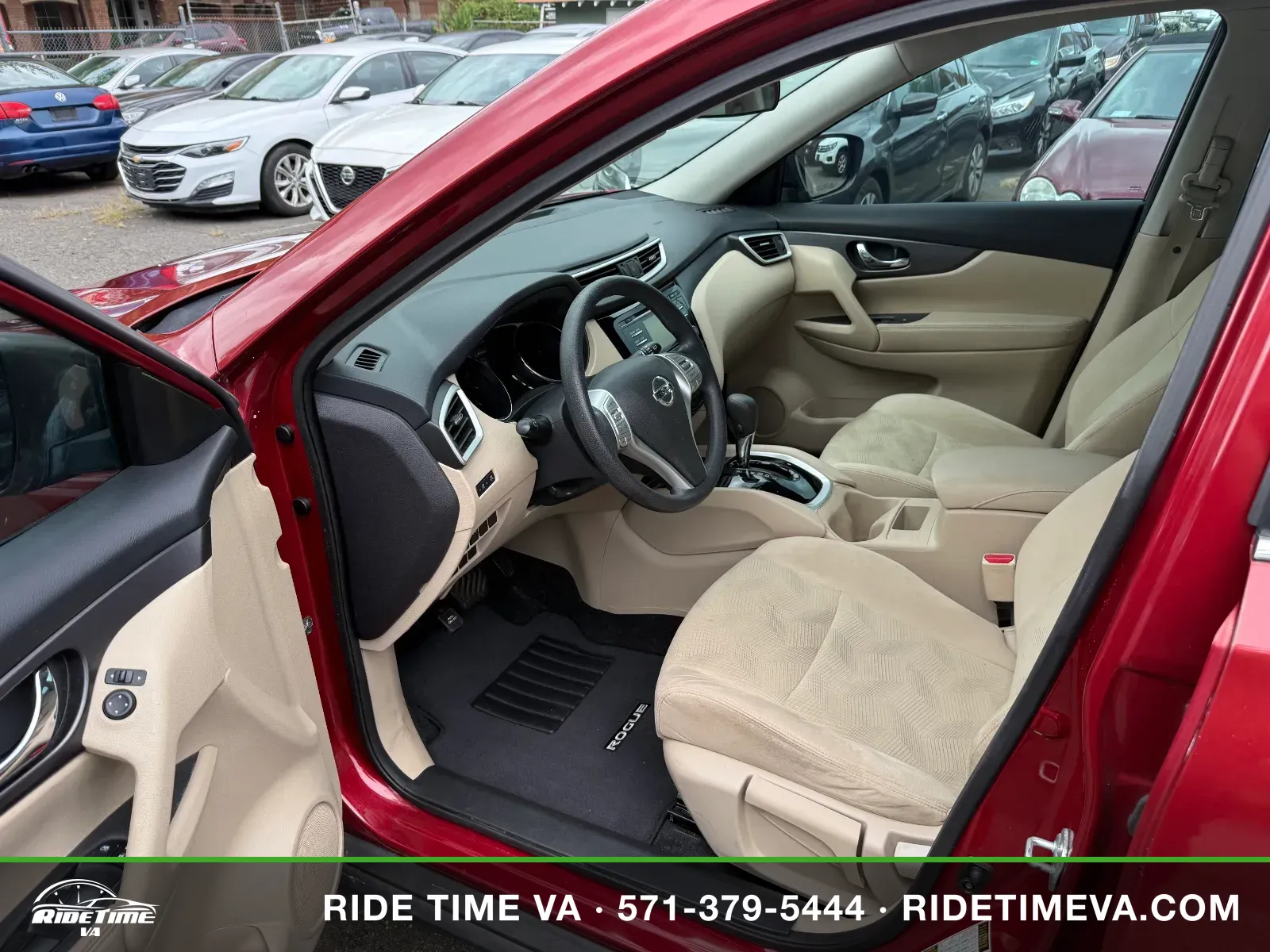 2016 Nissan Rogue S in Red, photo 9 of 16