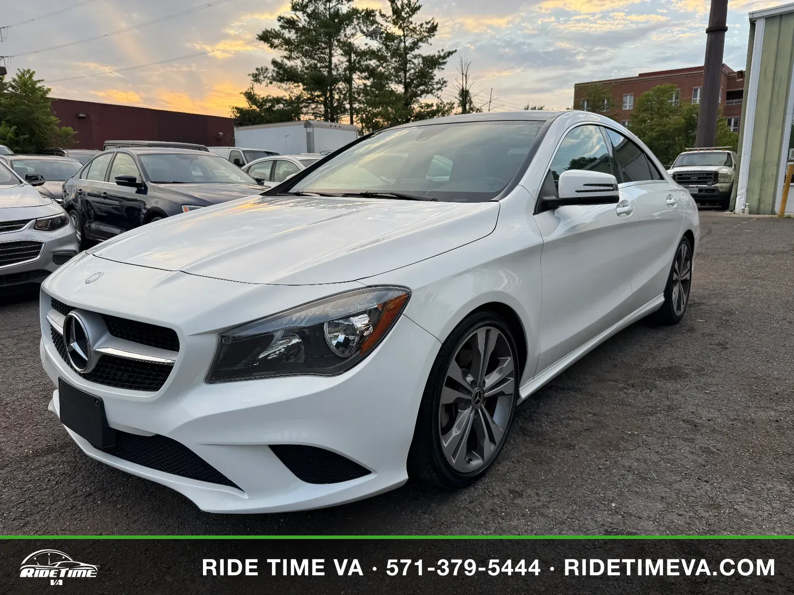 2018 Mercedes-Benz CLA 250 4MATIC in White, photo 1 of 18