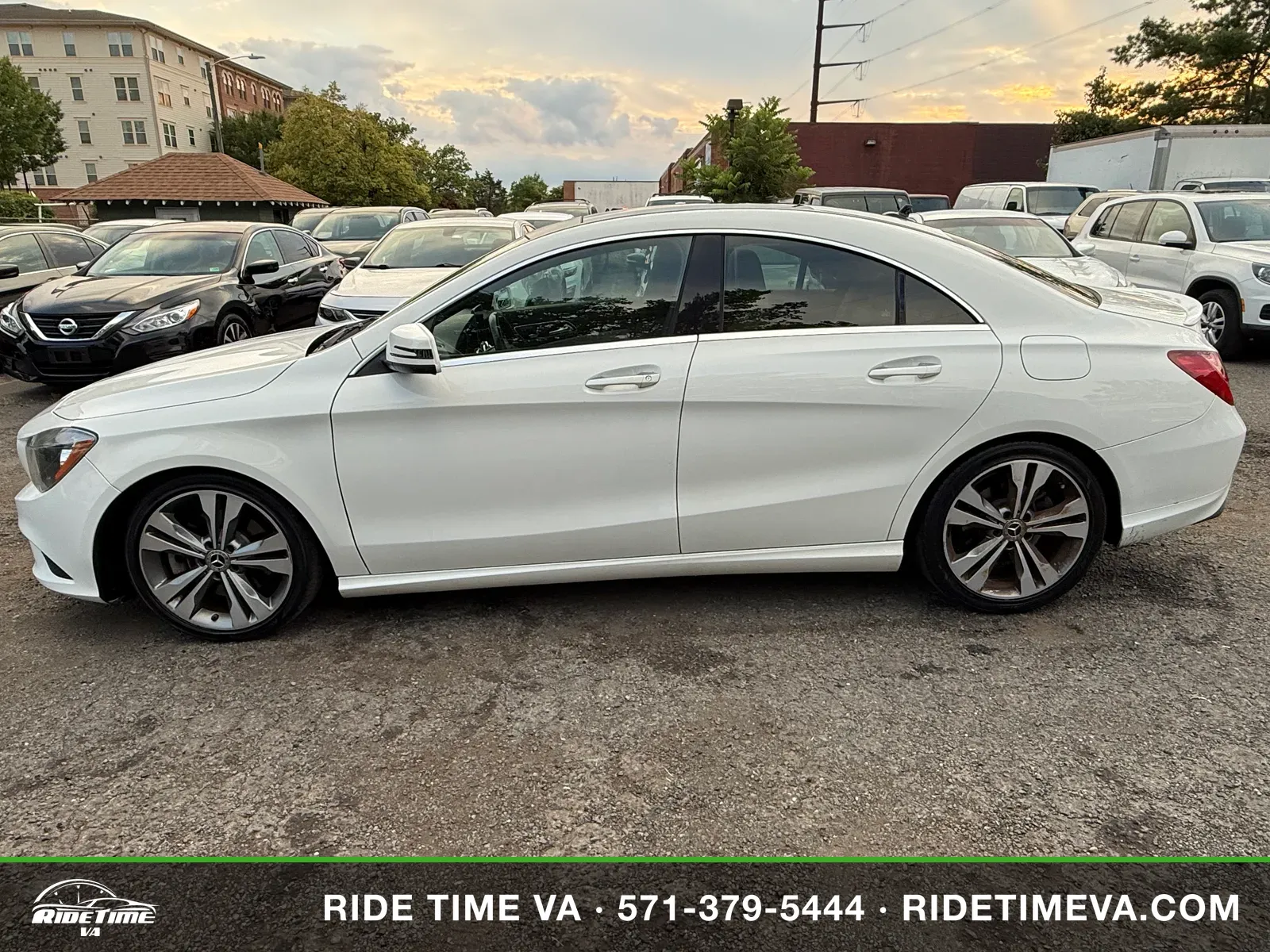 2018 Mercedes-Benz CLA 250 4MATIC in White, photo 2 of 18