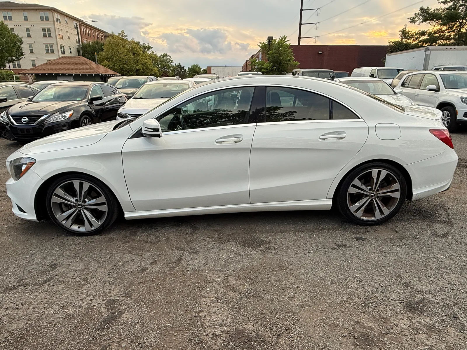 2018 Mercedes-Benz CLA 250 4MATIC in White, photo 2 of 18