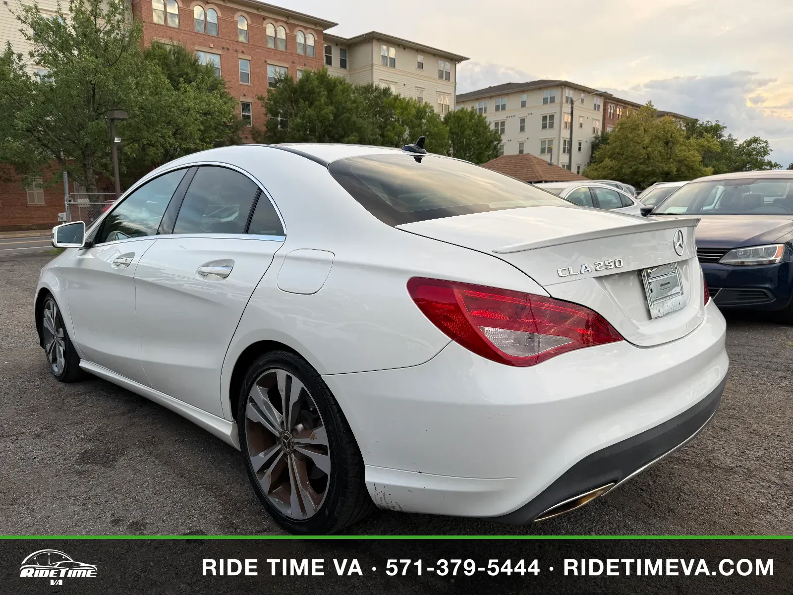 2018 Mercedes-Benz CLA 250 4MATIC in White, photo 3 of 18