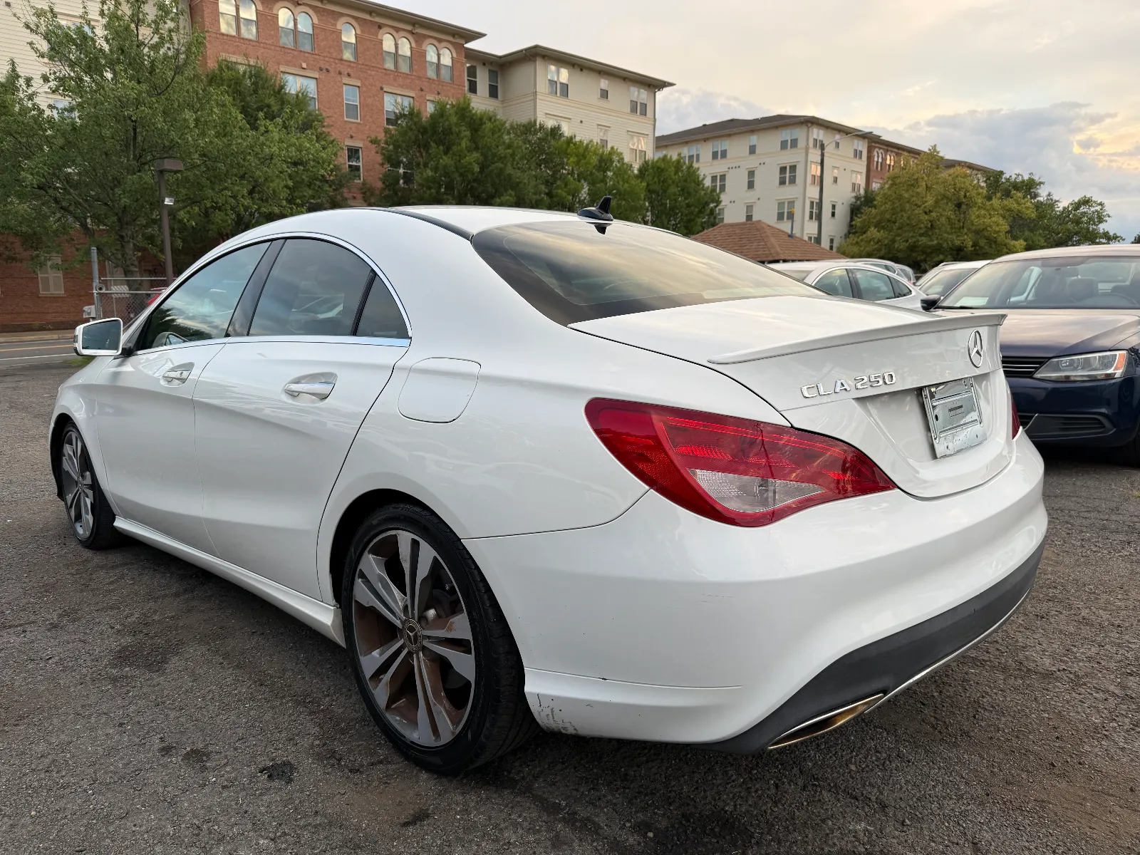 2018 Mercedes-Benz CLA 250 4MATIC in White, photo 3 of 18