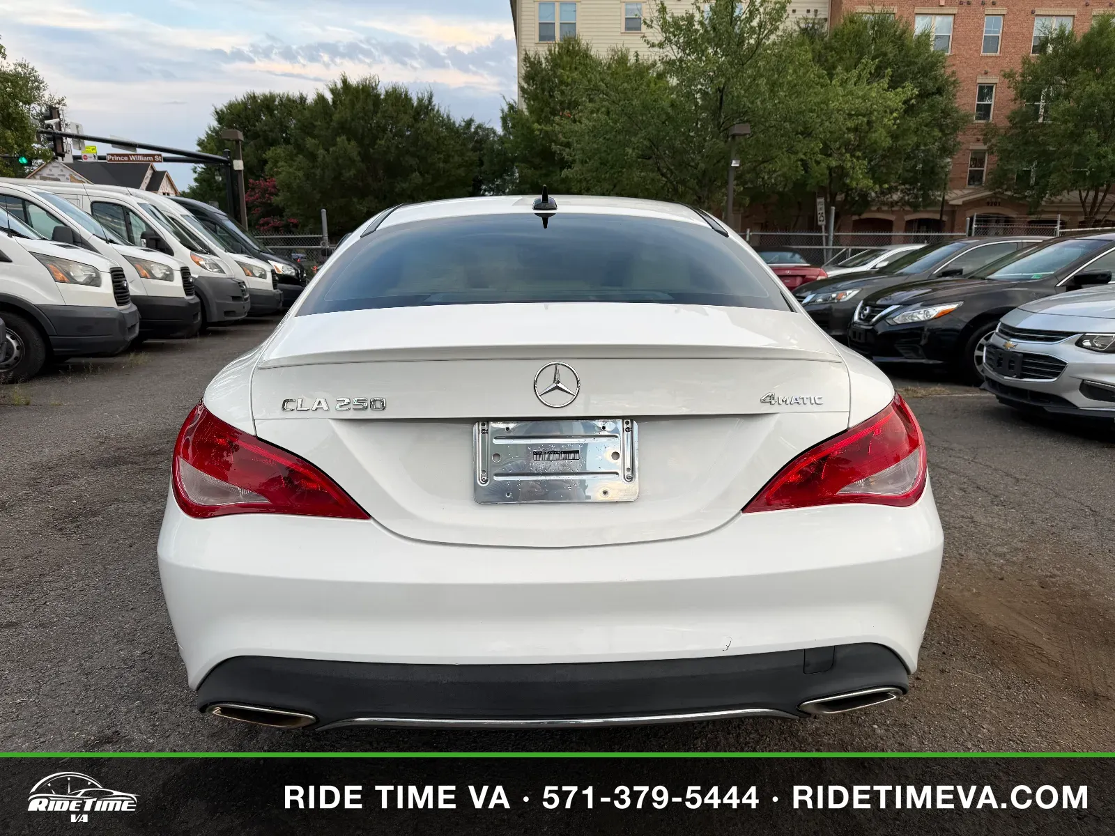 2018 Mercedes-Benz CLA 250 4MATIC in White, photo 4 of 18