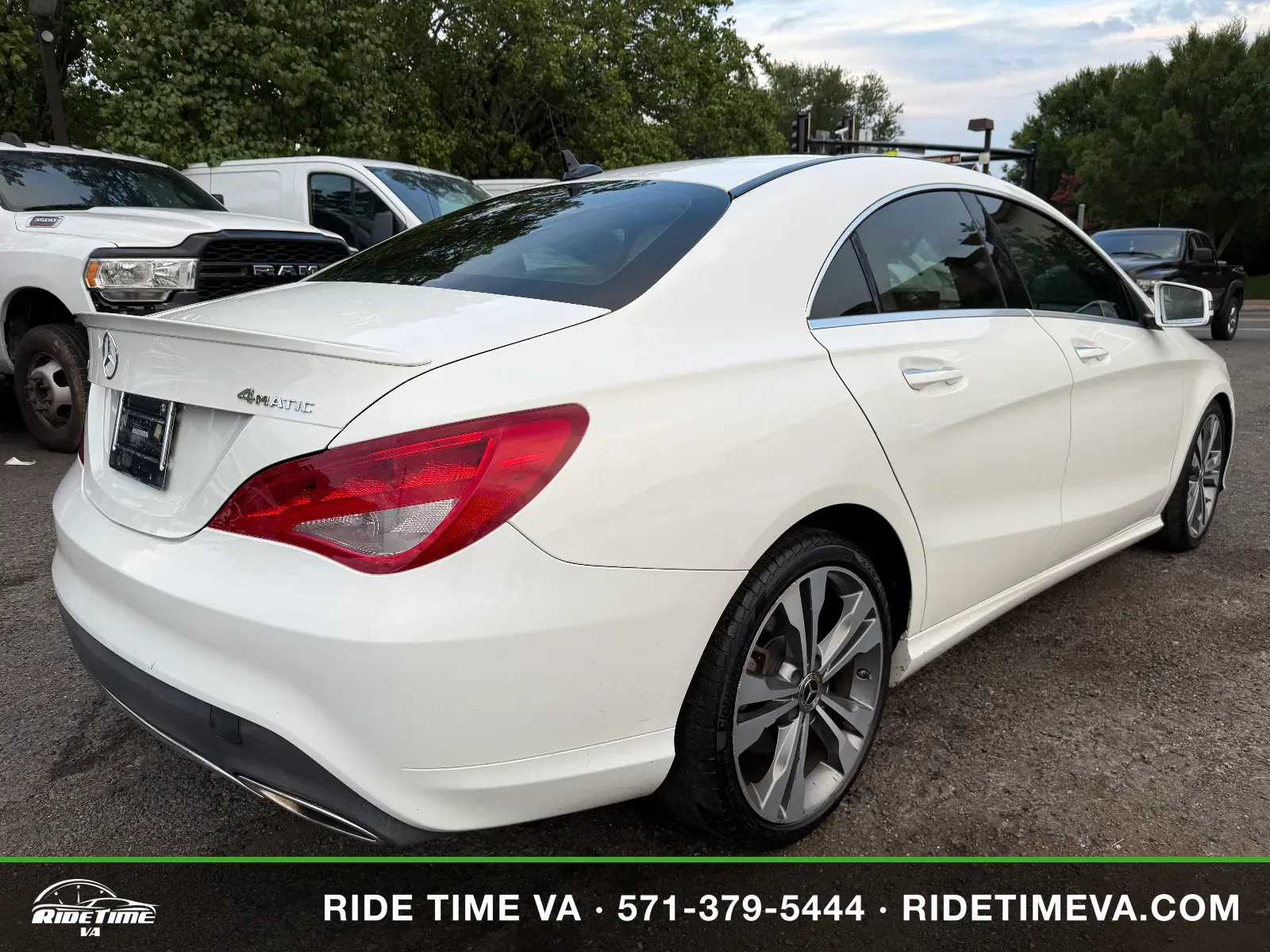 2018 Mercedes-Benz CLA 250 4MATIC in White, photo 5 of 18
