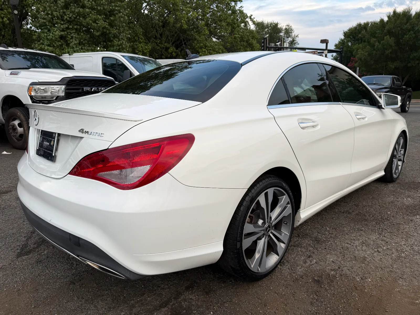 2018 Mercedes-Benz CLA 250 4MATIC in White, photo 5 of 18