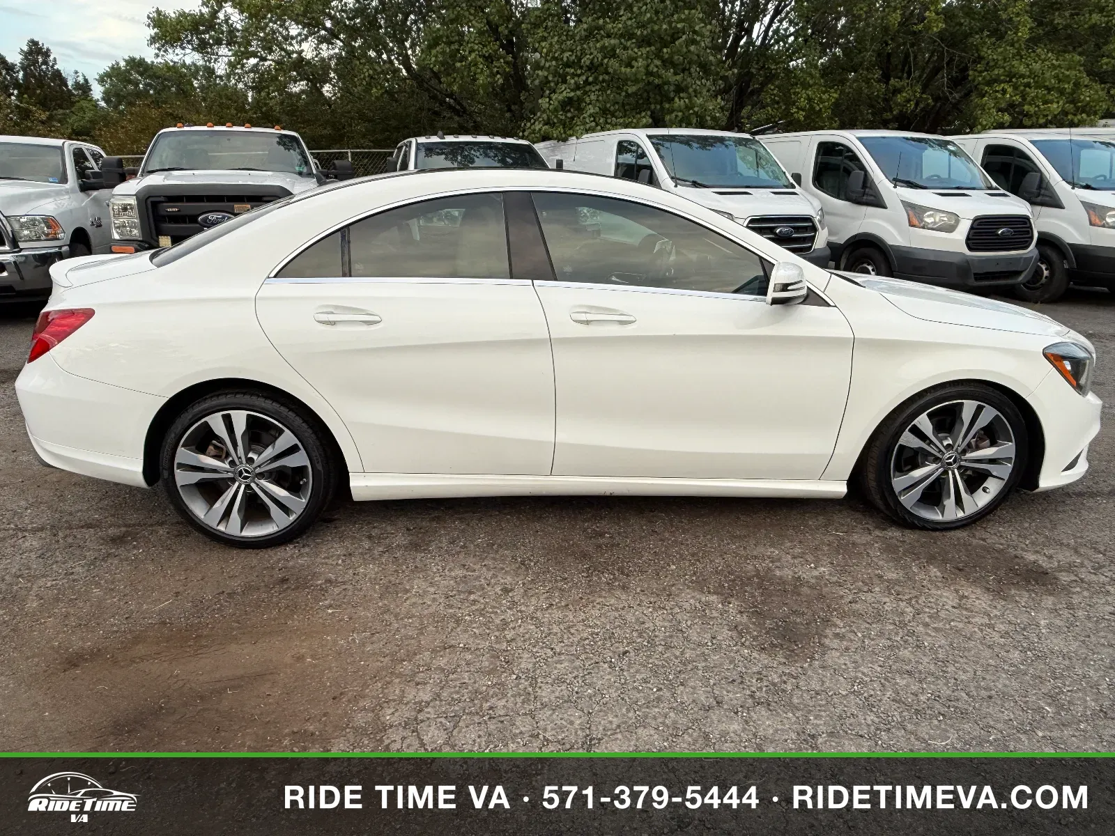 2018 Mercedes-Benz CLA 250 4MATIC in White, photo 6 of 18
