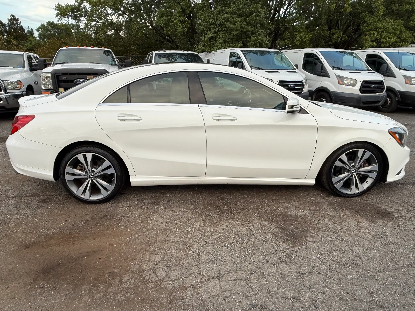2018 Mercedes-Benz CLA 250 4MATIC in White, photo 6 of 18