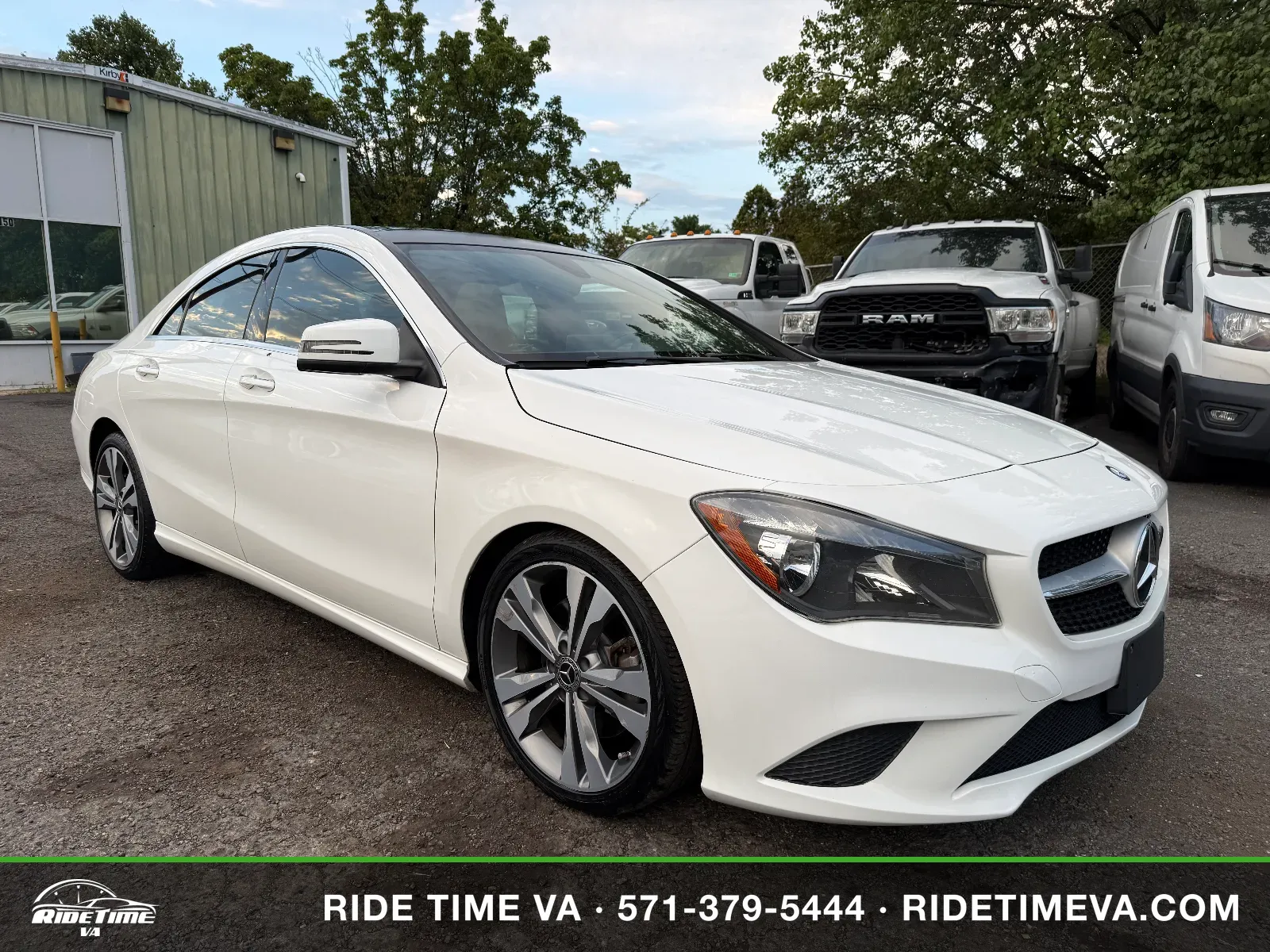 2018 Mercedes-Benz CLA 250 4MATIC in White, photo 7 of 18