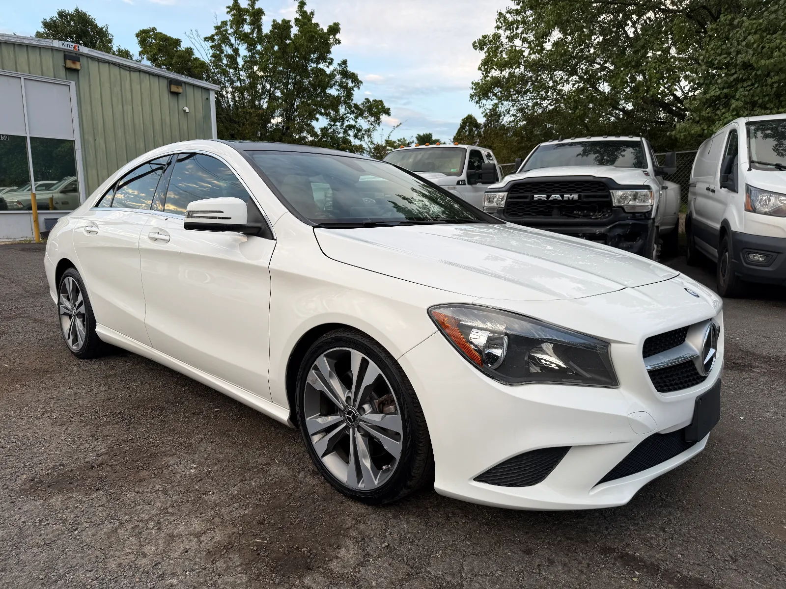 2018 Mercedes-Benz CLA 250 4MATIC in White, photo 7 of 18