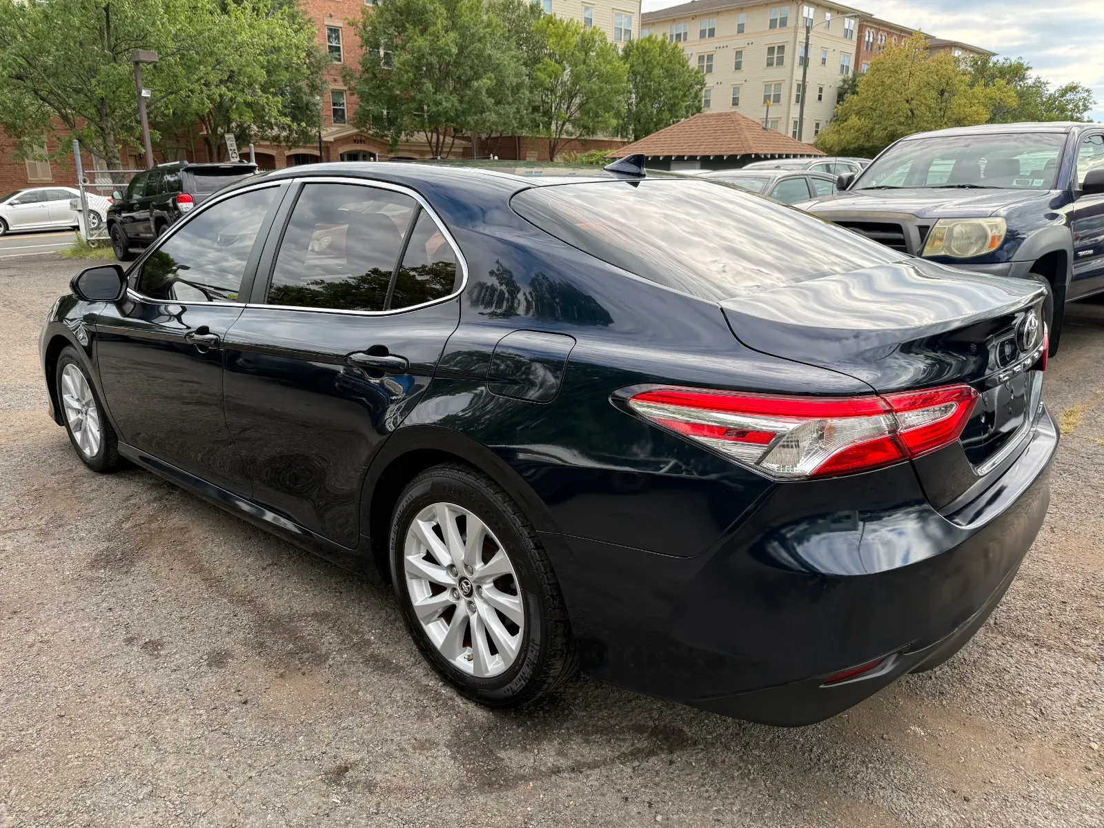 2019 Toyota Camry LE in Blue, photo 3 of 16