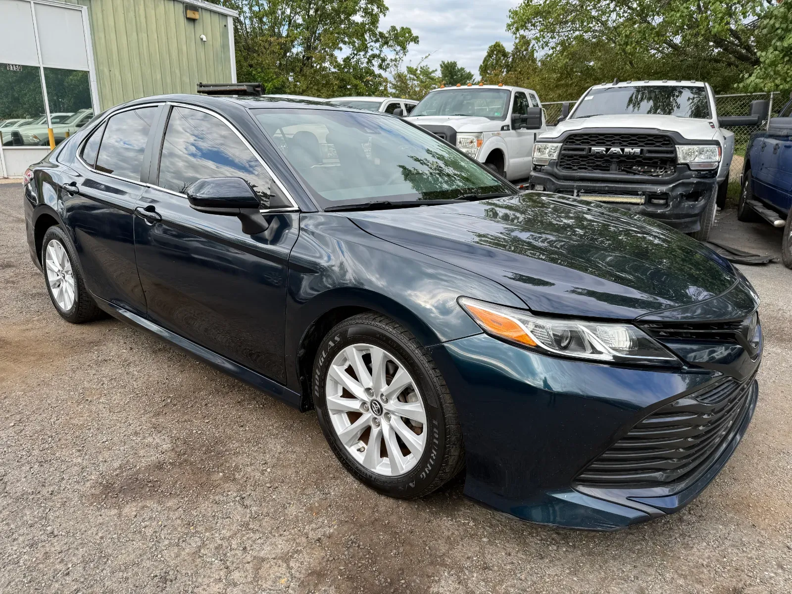 2019 Toyota Camry LE in Blue, photo 7 of 16